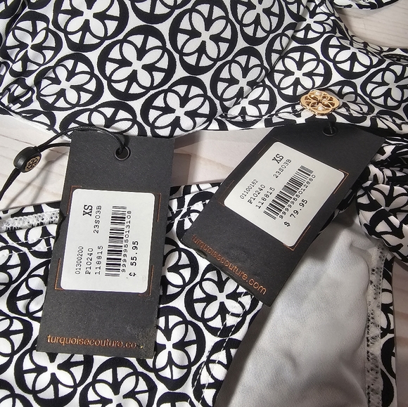 Turquoise Padded Push Up XS Bikini Brand New from Bikini Village - Picture 3 of 5